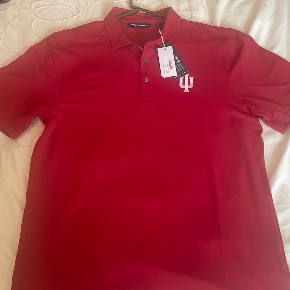 Men’s Polo Indiana University//cutter & buck
